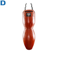 Боксерский мешок 50 кг TOTALBOX loft TBLF 40×120 фигурный нат.кожа