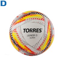 Мяч футбольный №3 тренировочный TORRES Junior-3 Super HS