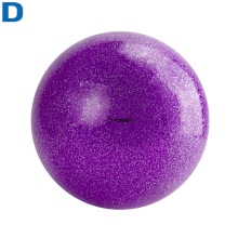 Мяч для художественной гимнастики 15 см TORRES ПВХ фиолетовый с блестками