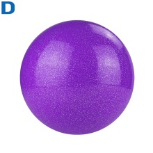 Мяч для художественной гимнастики 15 см TORRES ПВХ лиловый с блестками