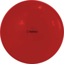 Мяч для художественной гимнастики 15 см TORRES ПВХ красный