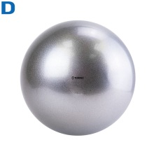 Мяч для художественной гимнастики 15 см TORRES ПВХ серебристый