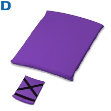 Подушка для кувырков 38х25 см, фиолетовый