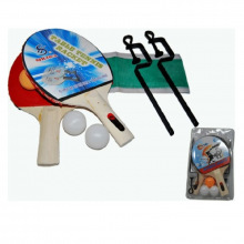 Набор для игры в настольный теннис (2 ракетки, 3 мяча+ сетка) SH 014