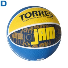 Мяч баскетбольный №7 TORRES Jam люб.