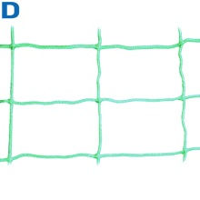 Сетка заградительная, ячейка 100х100мм, толщина нити 2,6мм, узловая, зеленая