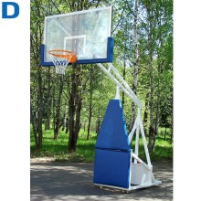 Стойка баскетбольная мобильная складная массовая вынос 3,25 м