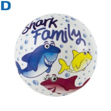 Мяч детский игровой диаметр 23 см Акулы мультиколор