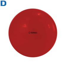 Мяч для художественной гимнастики 19 см TORRES ПВХ красный