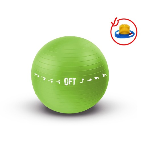 Гимнастический мяч 65 см для коммерческого использования зеленый