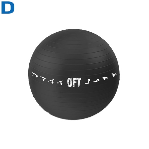 Гимнастический мяч 75 см для коммерческого использования черный