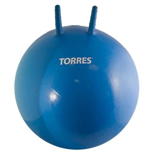Мяч-прыгун TORRES с рожками диаметр 55 см