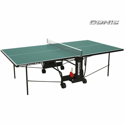 Теннисный стол DONIC OUTDOOR ROLLER 600 зеленый всепогодный