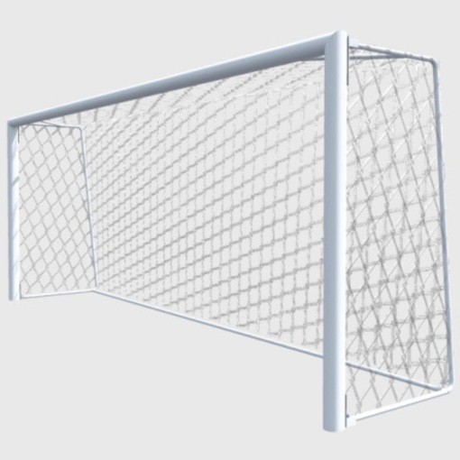 Ворота футбольные юношеские алюминиевые 5х2 глубина ворот 1,5 м профиль 100х120 мм(для зала и улицы)