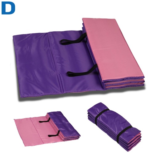 Коврик гимнастический полиэстер, стенофон, розово-фиолетовый